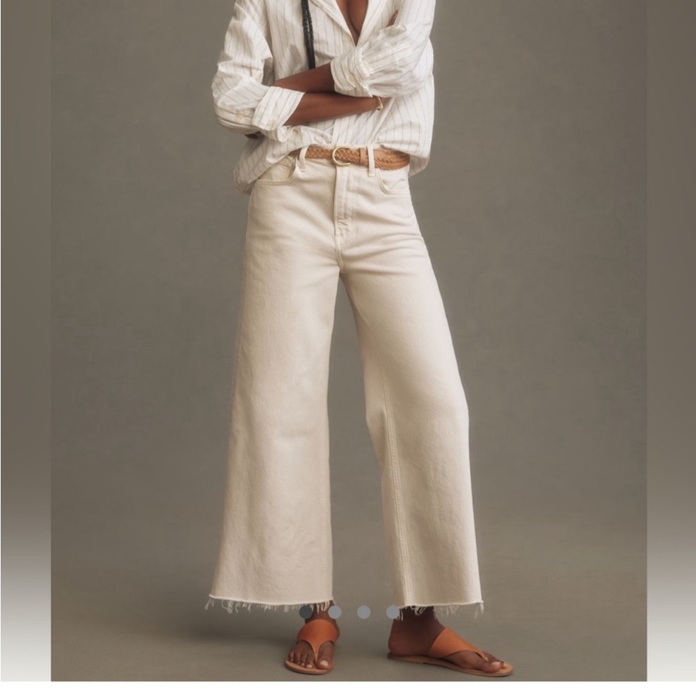 Citizens Of Humanity Cream Flare Jeans High-Waisted